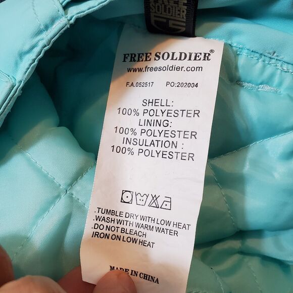 Junior's Free Soldier Pants Waterproof Green Water-Resistant Adjustable Waist M - Picture 6 of 7